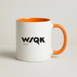WSQK Radio Coffee Orange Mug