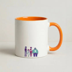 2,5,7 Coffee Orange Mug