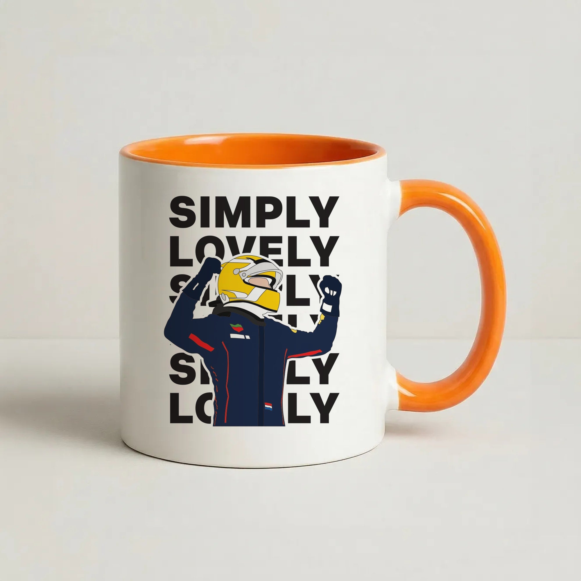 Max Simply Lovely Coffee Orange Mug