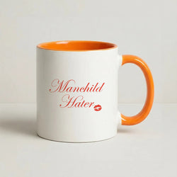 Manchild Hater Coffee Orange Mug