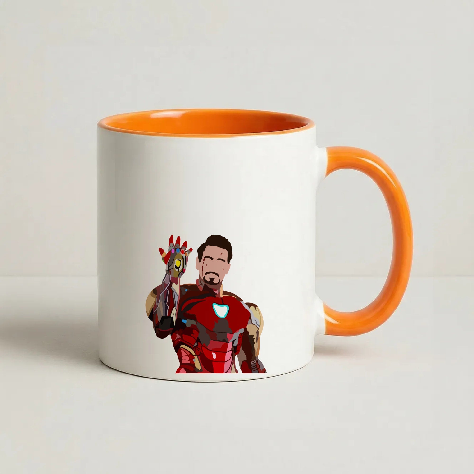 Iron Man Coffee Orange Mug