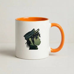 Green 2d Coffee Orange Mug