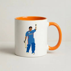 Tendulkar - Cricket Coffee Orange Mug