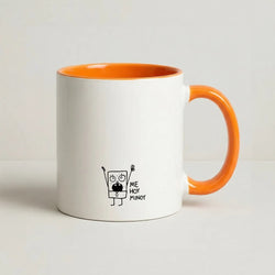 Doodlebob Me Hoy Minoy Coffee Orange Mug