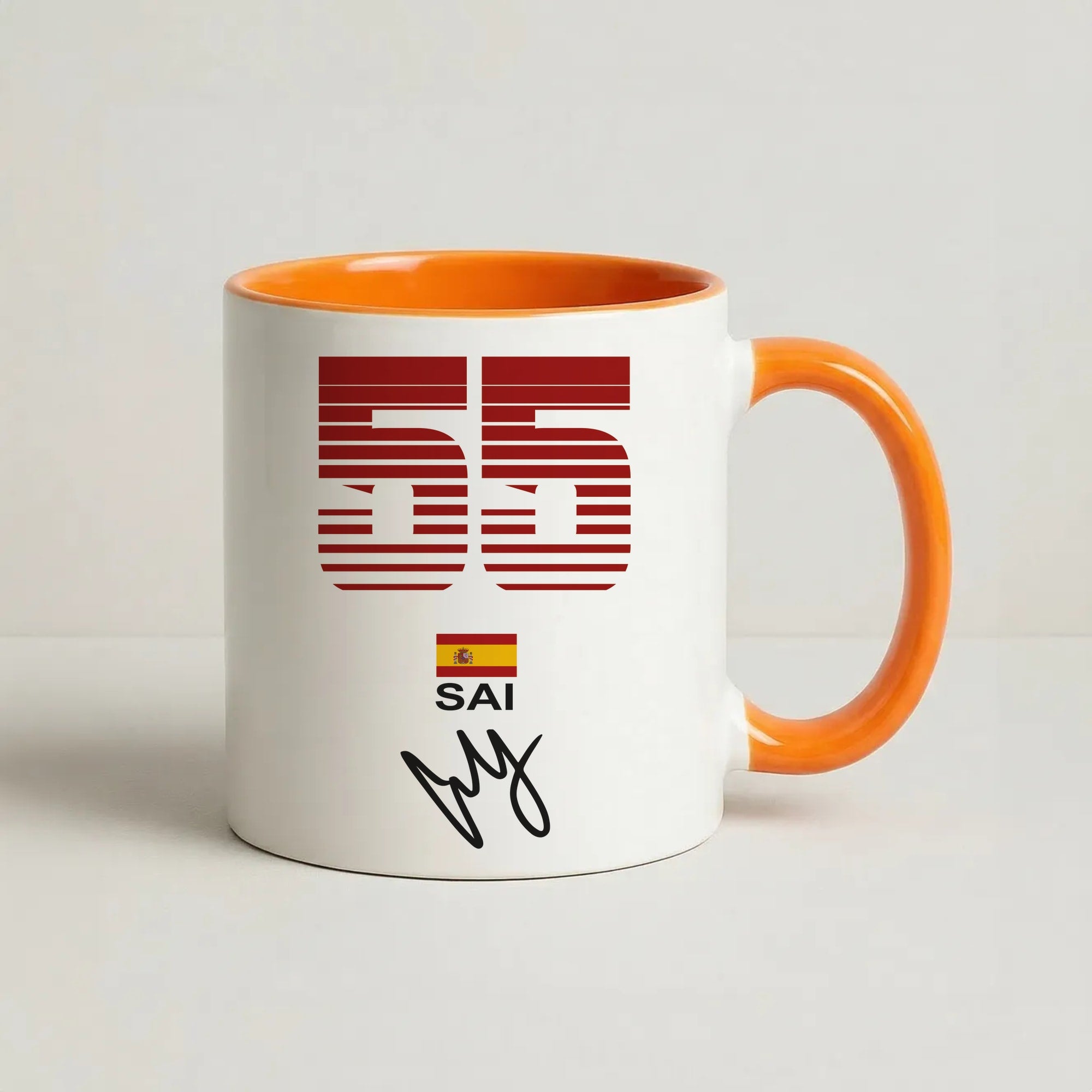 Sainz - F1 Coffee Orange Mug