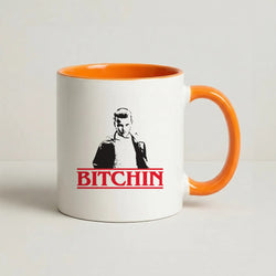 Eleven Bitchin' Coffee Orange Mug