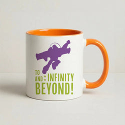 Infinity And Beyond Coffee Orange Mug