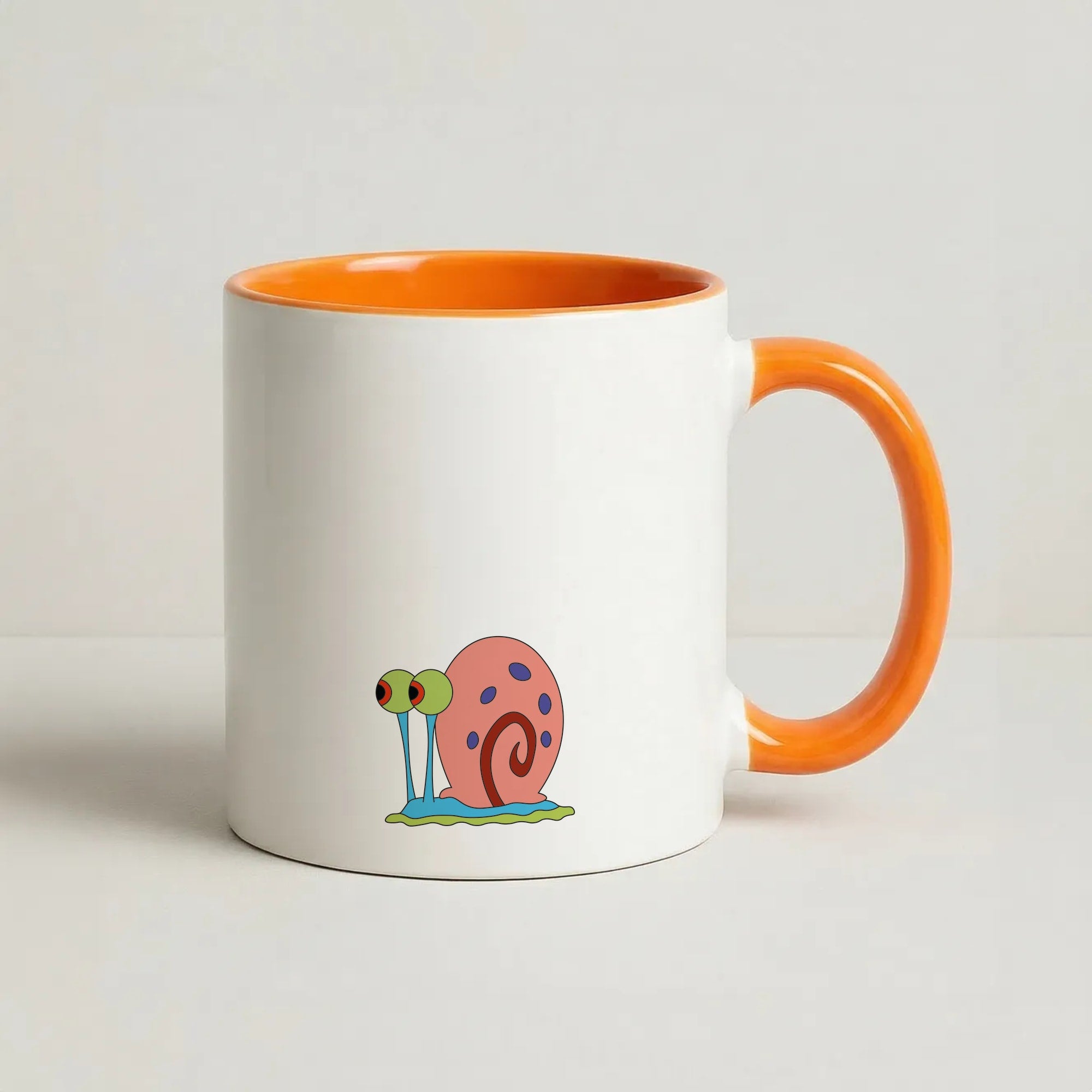 Gary The Snail Coffee Orange Mug