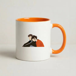 Marianne Resting On Connell Coffee Orange Mug