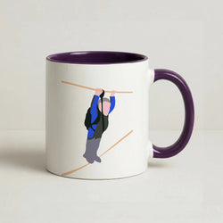 Warwick - British Pop Culture Coffee Purple Mug