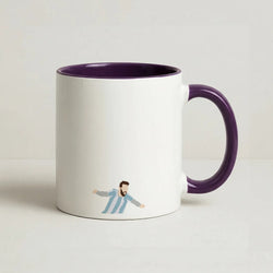Goal - Messi Coffee Purple Mug