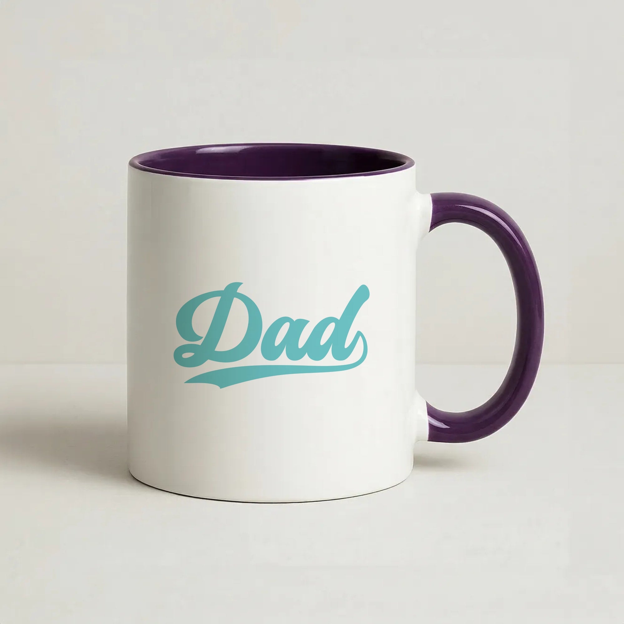 Dad Logo Coffee Purple Mug