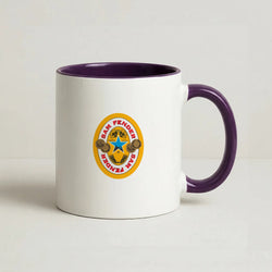 Fender Badge Coffee Purple Mug