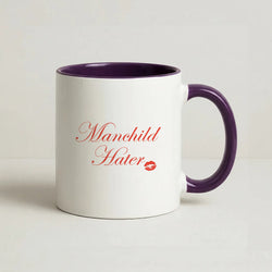 Manchild Hater Coffee Purple Mug