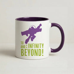Infinity And Beyond Coffee Purple Mug