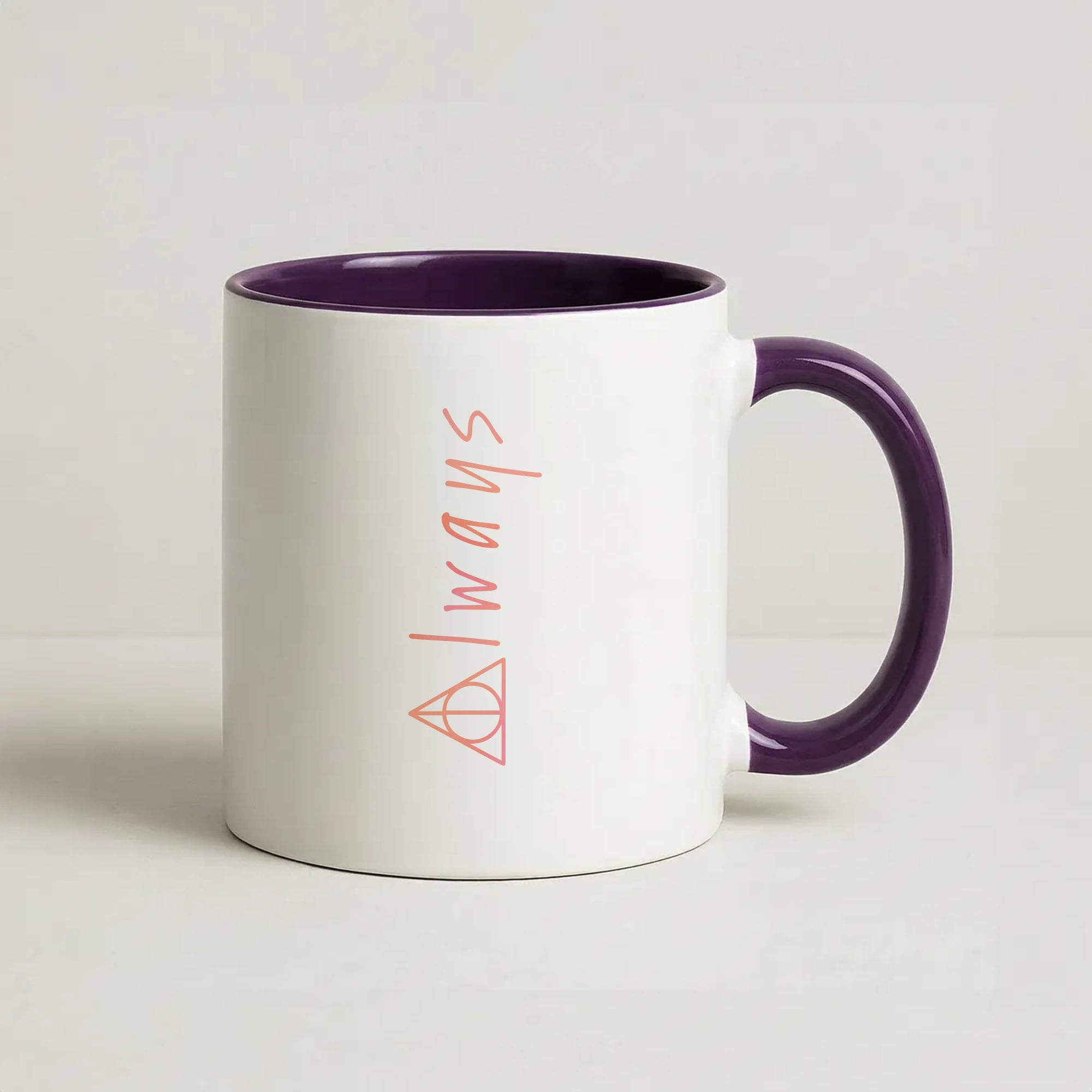 Deathly Always Coffee Purple Mug