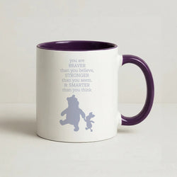 Braver, Stronger, Smarter Coffee Purple Mug