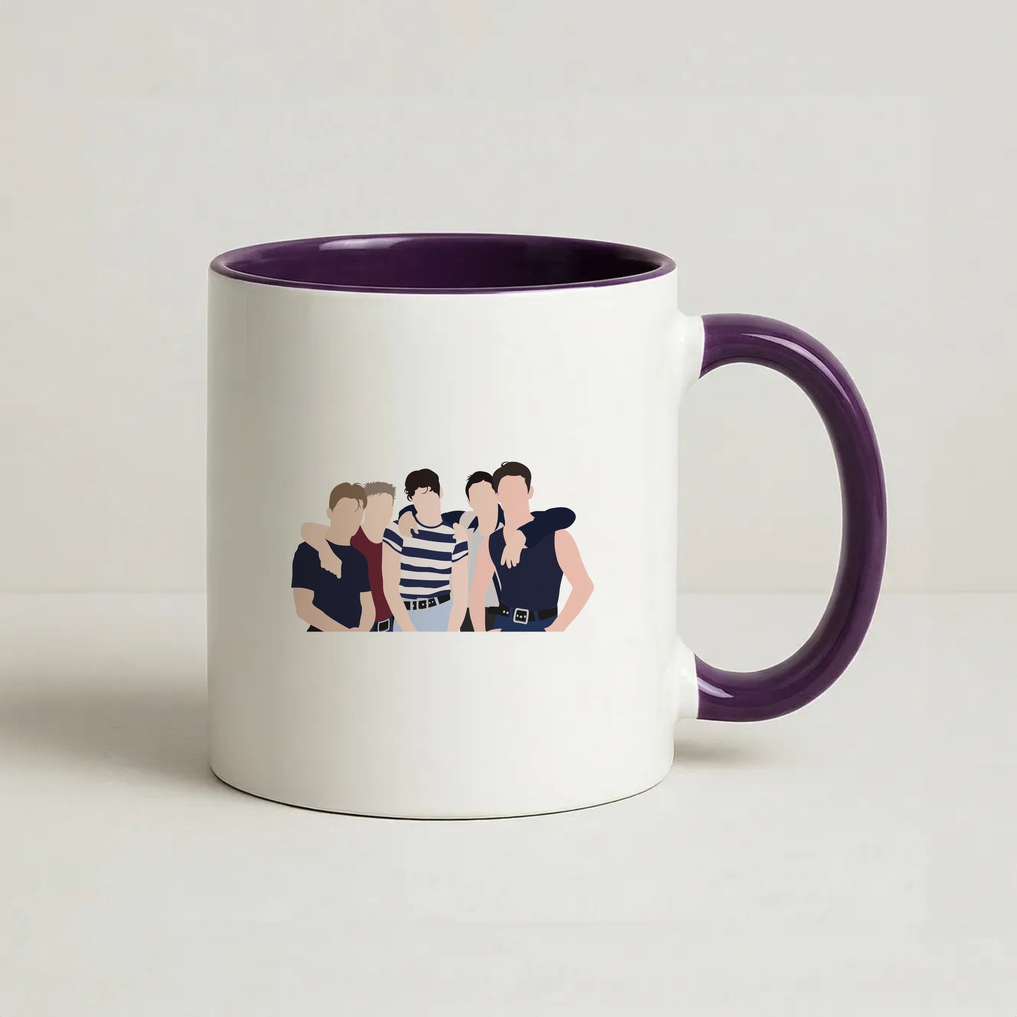Take Band Members Coffee Purple Mug