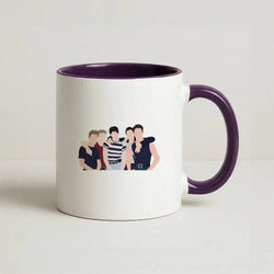Take Band Members Coffee Purple Mug