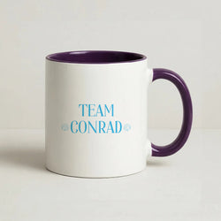 Seashells Team Conrad Coffee Purple Mug