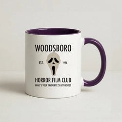 Woodsboro Horror Film Club - Scream Coffee Purple Mug