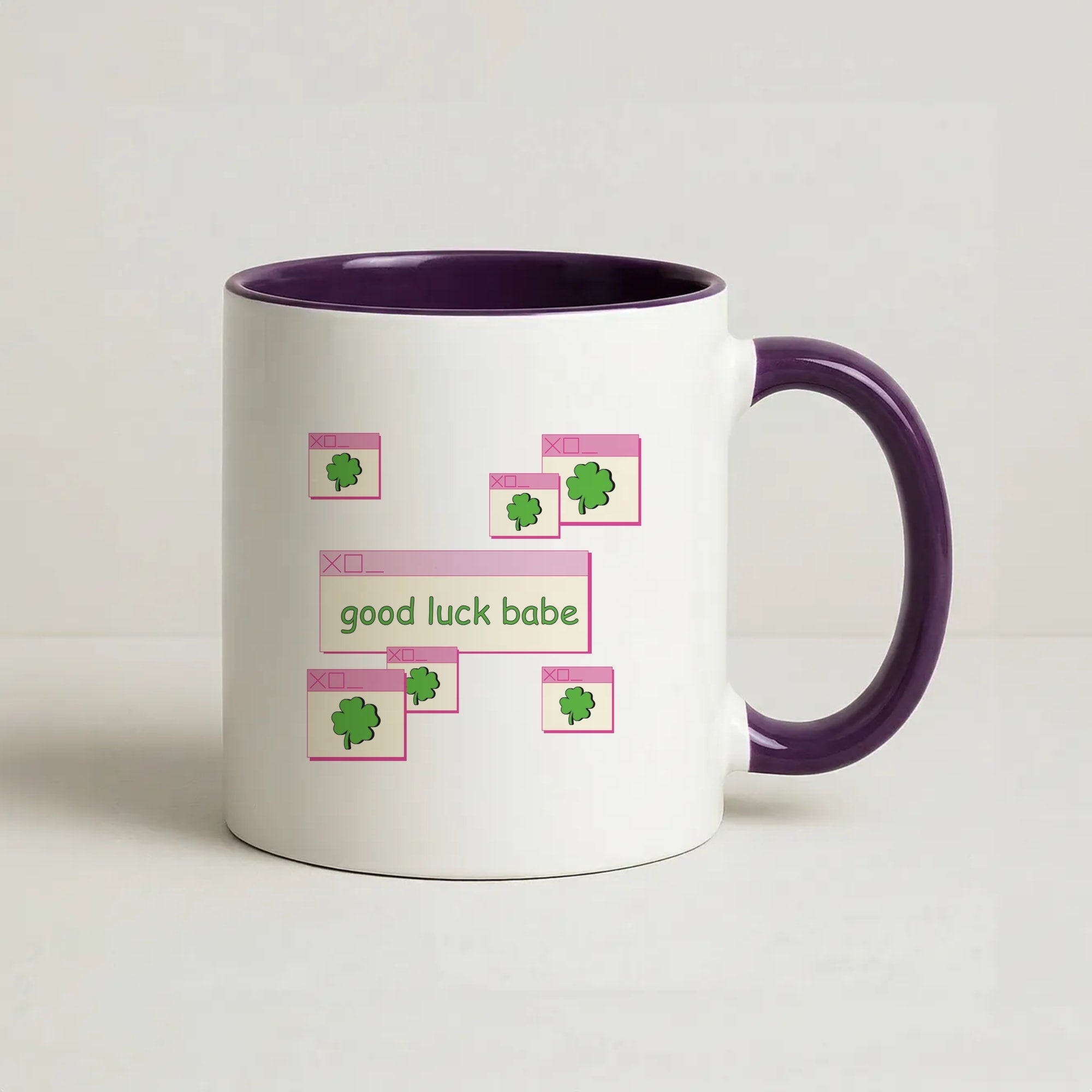 Good Luck Babe - Chappell Coffee Purple Mug