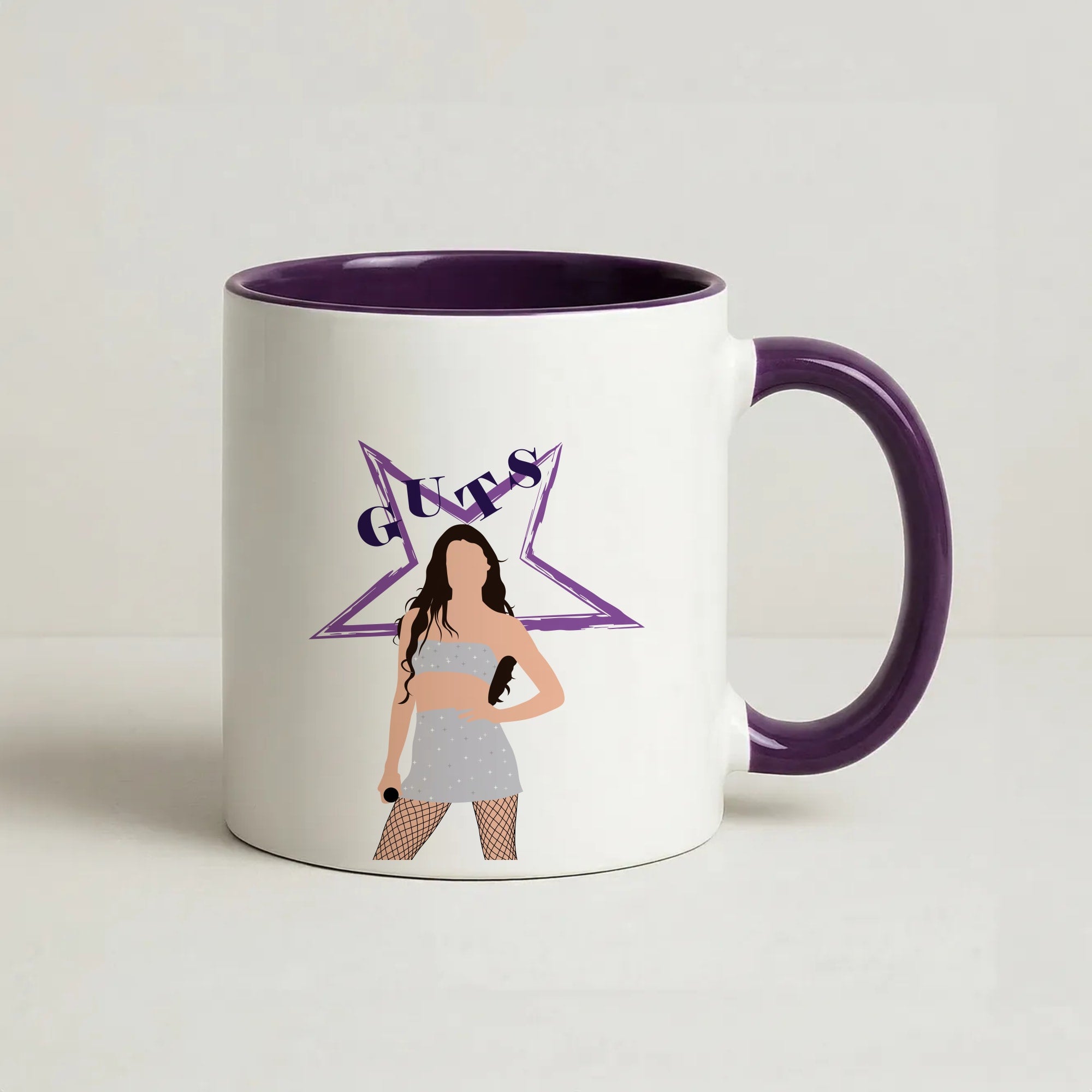 Dark Purple Olivia Coffee Purple Mug