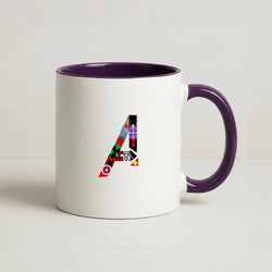 Avengers Logo - Marvel Coffee Purple Mug