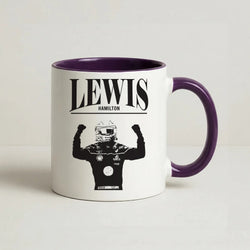 Lewis Red And Gold Coffee Purple Mug