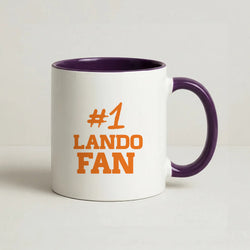 #1 Lando Fan Coffee Purple Mug