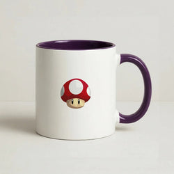 Toad - Mario Coffee Purple Mug