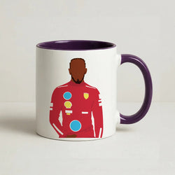 Hamilton In Red Coffee Purple Mug
