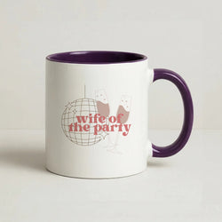 Wife Of The Party - Bridal Coffee Purple Mug
