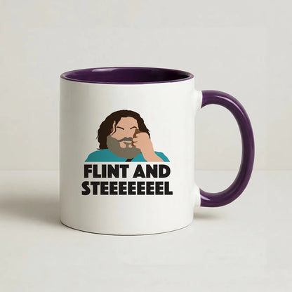 Flint And Steel Coffee Purple Mug
