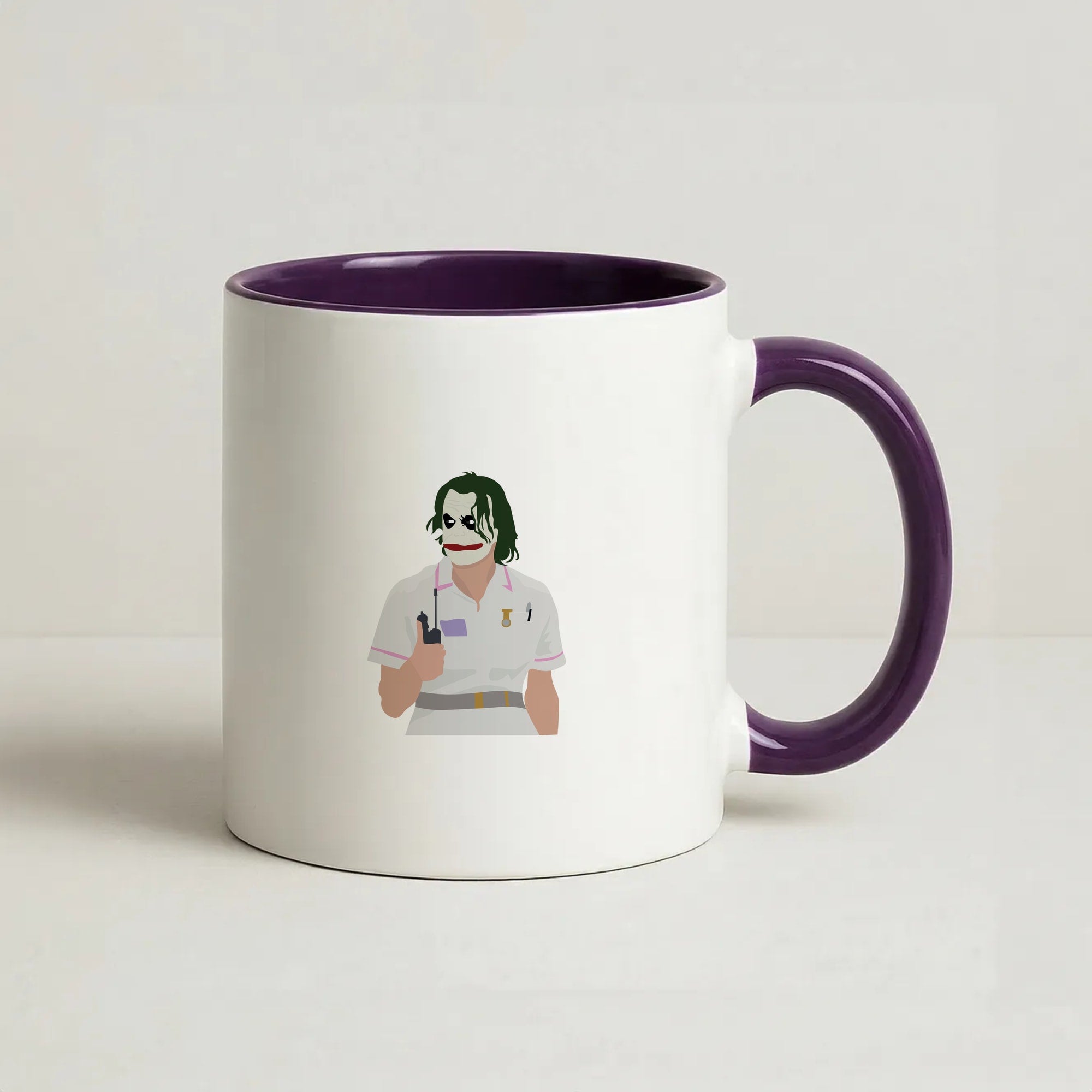 Nurse Joker Coffee Purple Mug