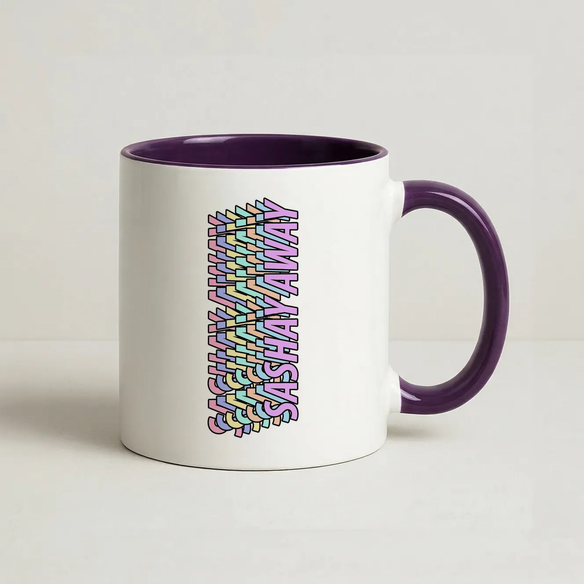 Sashay Away Retro - Drag Queen's Drag Race Coffee Purple Mug