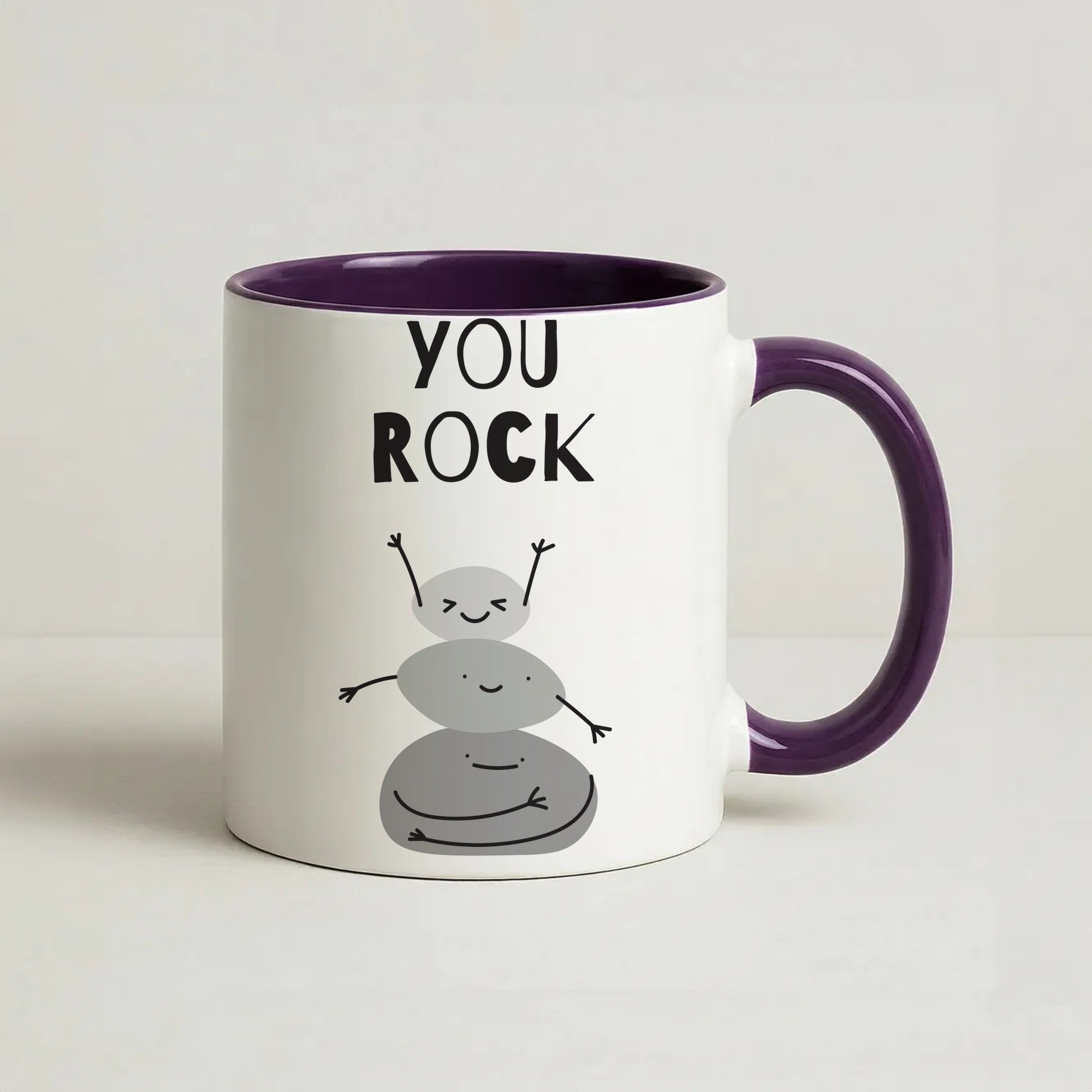 You Rock Coffee Purple Mug