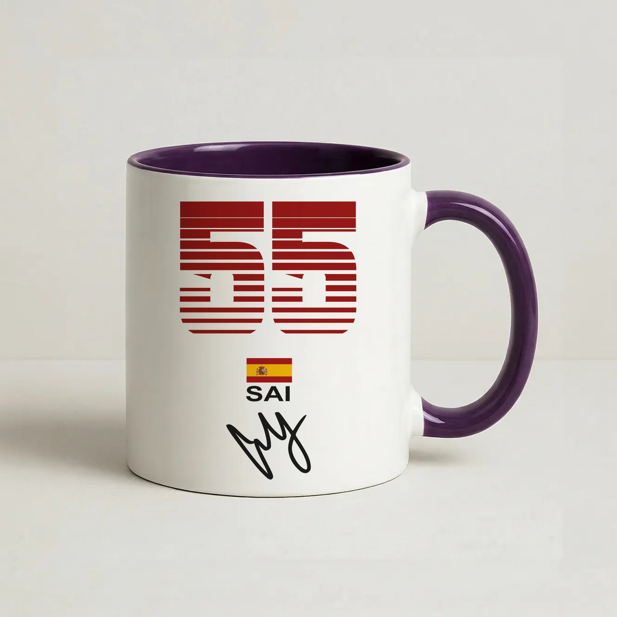 Sainz - F1 Coffee Purple Mug