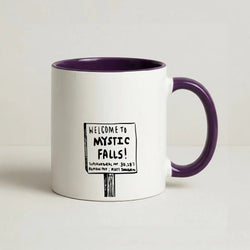Welcome to Mystic Falls - VD Coffee Purple Mug