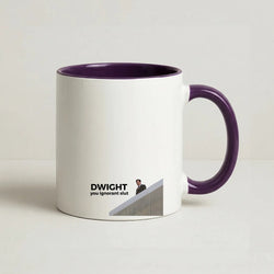 Dwight, You Ignorant Slut Coffee Purple Mug