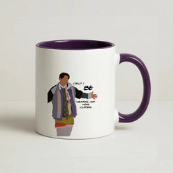 Could I Be Wearing Any More Clothes Coffee Purple Mug