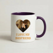 I Love My Boyfriend - Personalised Couples Mug 10