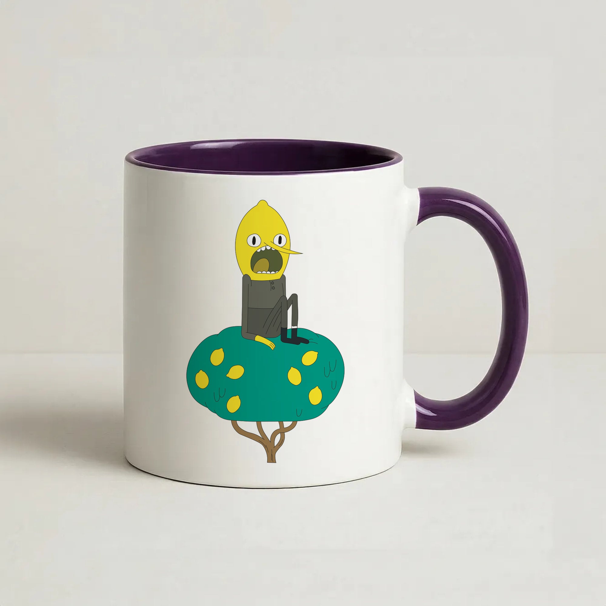 Earl Of Lemongrab Coffee Purple Mug