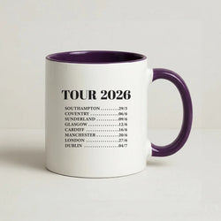 Band Tour 2026 Coffee Purple Mug