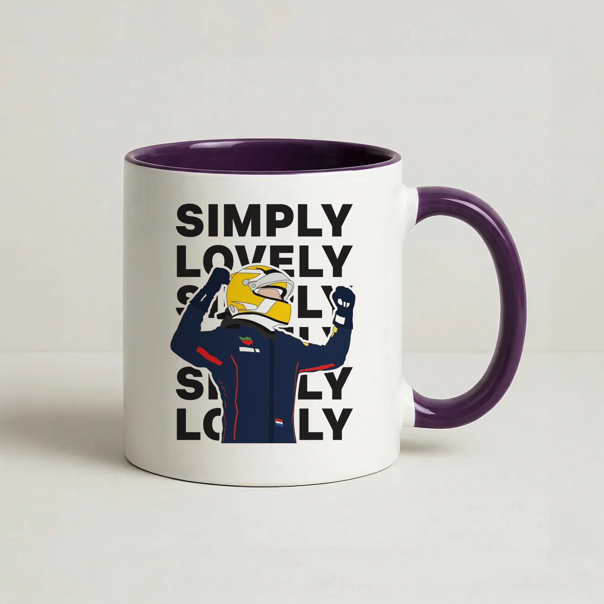 Max Simply Lovely Coffee Purple Mug