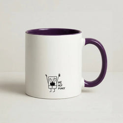 Doodlebob Me Hoy Minoy Coffee Purple Mug