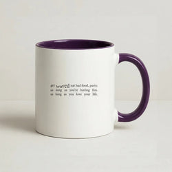 There's More To Life - Coffee Purple Mug
