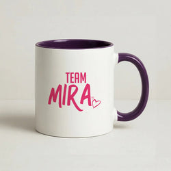 Team Mira Coffee Purple Mug
