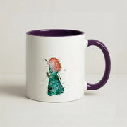 Watercolour Princess Merida Brave Fairytale Mug 10