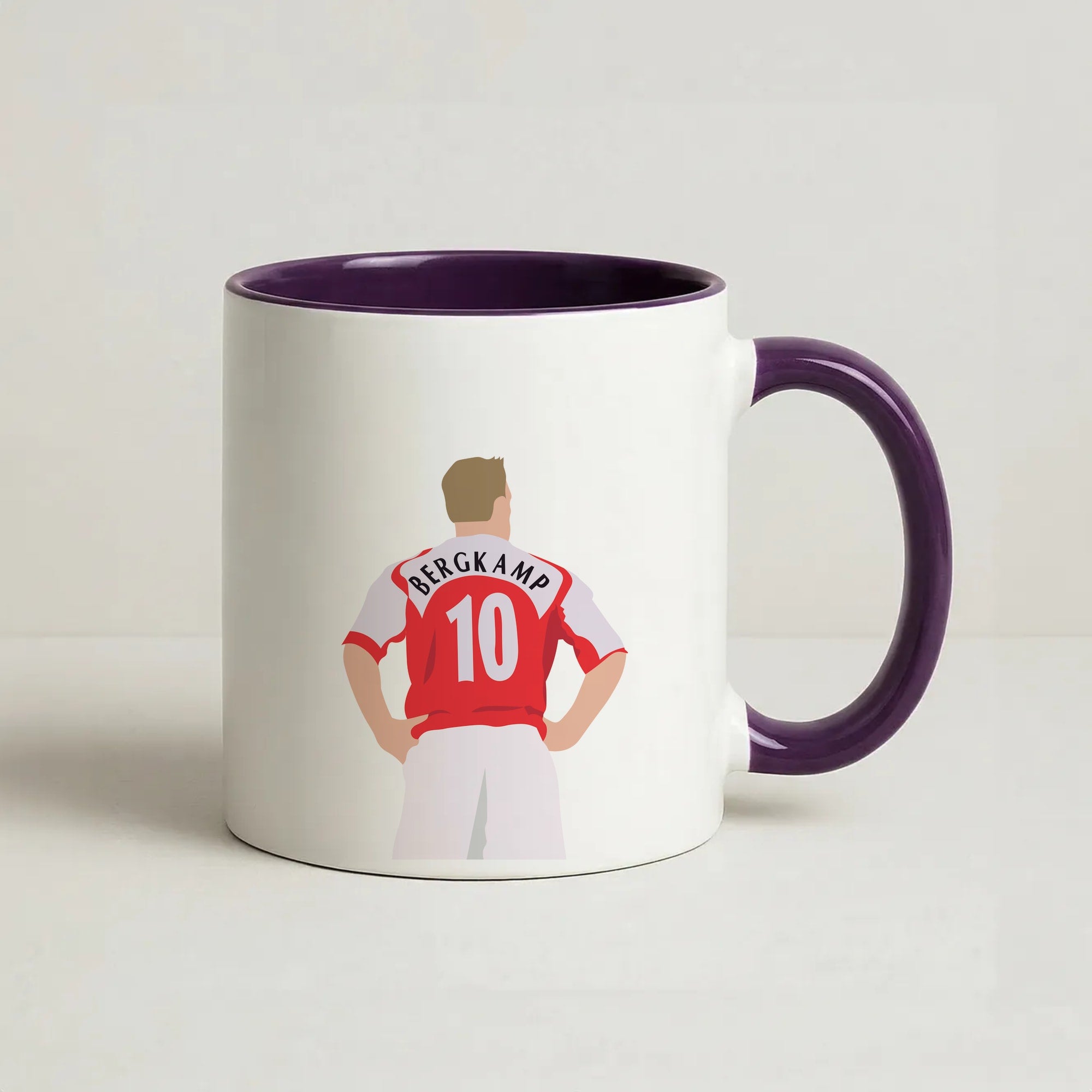 Bergkamp - Football Coffee Purple Mug